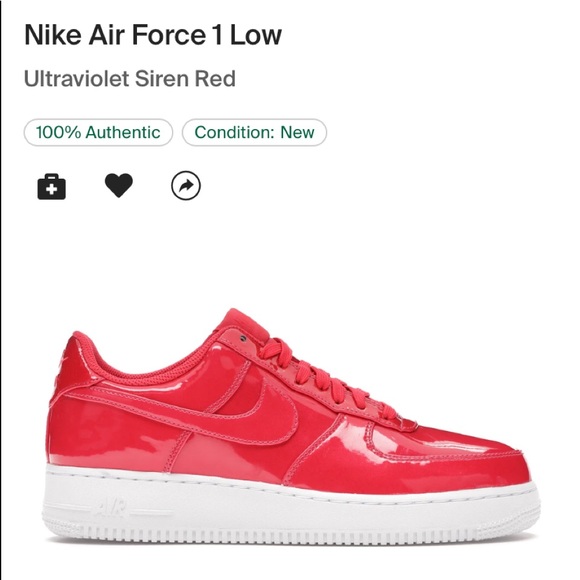 Nike Air Force 1 Low - Ultraviolet Siren Red - Picture 5 of 5